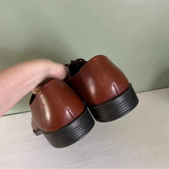 Ecco Brown Leather Oxford‎ Dress Shoes EU 43 - Picture 11 of 11